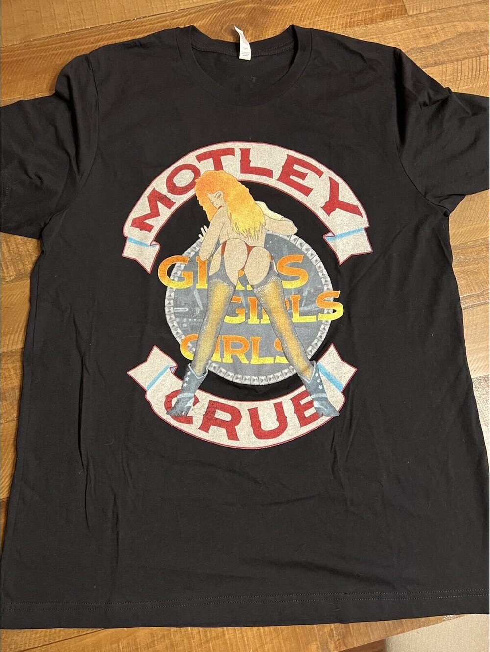 Motley Crue Girls Girls Girls 2023 Hard Rock Atlantic City Event T-shirt XL